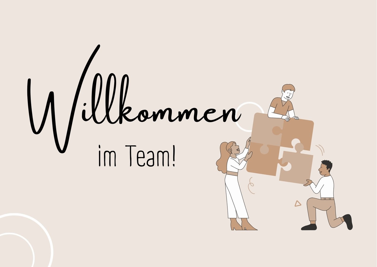 Willkommen im Team